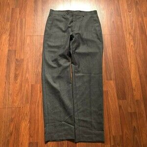 Lauren Ralph Lauren Men's Flat Front Dress Pants Size 32X32 Gray $88 P040